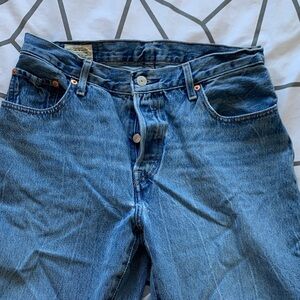 Levi’s 501 Blue Denim Jeans - Classic Straight Fit